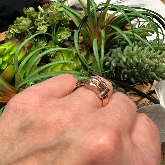 Milor Bronze buckle ring - size 8 - Picture 9 of 9